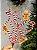 GALHO DECORATIVO CANDY CANNE GINGERBREAD VERMELHO E BRANCO 55CM - Imagem 1