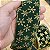 FITA ARAMADA VELUDO VERDE E DOURADO C/ GLITTER - Imagem 5