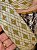 FITA ARAMADA VELUDO CHAMPANHE E DOURADO C/ GLITTER - Imagem 2