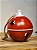 PENDENTE DECORATIVO GUIZO C/ CORDA VERMELHO E BRANCO 24CM - Imagem 1
