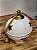 PENDENTE DECORATIVO GUIZO C/ CORDA BRANCO E DOURADO 24CM - Imagem 3
