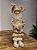 BONECO PIERROT EM PÉ A CORDA CHAMPANHE 45CM - Imagem 1
