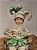 BONECO PIERROT SENTADO C/ MÚSICA VERDE E CHAMPANHE 42,5CM - Imagem 3