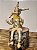 BONECO PIERROT  DOURADO COM CHAMPANHE 45CM - Imagem 5