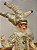BONECO PIERROT ARTICULADO CHAMPANHE 45CM - Imagem 4