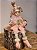 BONECA PIERROT SENTADO A CORDA ROSA 42,5CM - Imagem 5