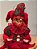BONECO PIERROT VERMELHO E VERDE 30CM - Imagem 2