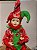 BONECO PIERROT EM PÉ A CORDA VERMELHO E VERDE 45CM - Imagem 2