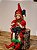 BONECO PIERROT SENTADO A CORDA VERMELHO E VERDE 42,5CM - Imagem 6