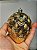 PENDENTE DECORATIVO PINHA DOURADO E CHAMPANHE E PRATA COM 3 UNIDS 10CM - Imagem 2