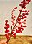 GALHO BERRY COM CANDY CANE VERMELHO E BRANCO 64CM - Imagem 1