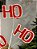 GALHO DECORATIVO HO HO HO VERMELHO 50CM - Imagem 2