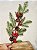 GALHO DECORATIVO BERRY C/ PINHA E FOLHAGENS VERMELHO 65CM - Imagem 1