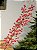 GALHO DECORATIVO BERRY FLOCKED VERMELHO 75CM - Imagem 1
