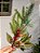 GALHO DECORATIVO FOLHAGENS COM PINHA E BERRY 50CM - Imagem 1