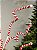 GALHO DECORATIVO CANDY CANNE VERMELHO E BRANCO 63CM - Imagem 2
