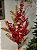 GALHO DECORATIVO BERRY VERMELHO COM FOLHAGENS RÚSTICO  54CM - Imagem 1