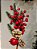 GALHO DECORATIVO BERRY COM PINHA DOURADO 38CM - Imagem 2