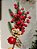 GALHO DECORATIVO BERRY COM PINHA DOURADO 38CM - Imagem 1