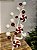 GALHO DECORATIVO CANDY CANNE VERMELHO E BRANCO 78M - Imagem 1