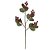 GALHO DECORATIVO BERRY C/ FOLHAS 58CM - Imagem 3