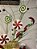 GALHO DECORATIVO CANDY VERDE E VERMELHO 76CM - Imagem 3