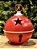 GUIZO DECORATIVO METAL VERMELHO E BRANCO 28,5CM - Imagem 1