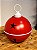 GUIZO DECORATIVO METAL VERMELHO E BRANCO 40CM - Imagem 2