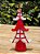 ÁRVORE DECORATIVA VERMELHO E BRANCO 21,4CM - Imagem 2