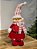 ELFO EM PÉ VERMELHO E BRANCO 52CM - Imagem 1