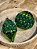 PENDENTE ORNAMENTOS DE VIDRO VERDE 10CM C/ 2 UNIDS - Imagem 1