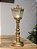 POSTE EM RESINA DOURADO COM LED 41,5CM - Imagem 1