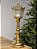 POSTE EM RESINA DOURADO COM LED 41,5CM - Imagem 5