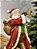 PAPAI NOEL EM RESINA TOCANDO TROMPETE - Imagem 2