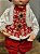 DUENDE EM PÉ VERMELHO E BRANCO 43CM - Imagem 3