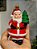 PENDENTE ORNAMENTO PAPAI NOEL VERMELHO E BRANCO 15CM - Imagem 1
