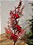 GALHO DECORATIVO COM BERRY E FOLHAS VERMELHO 72CM - Imagem 2