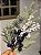 GALHO DECORATIVO NEVADO BERRY BRANCO E AZUL 40CM - Imagem 1