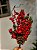 GALHO DECORATIVO BERRY VERMELHO COM PINHA 40CM - Imagem 2