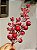 GALHO DECORATIVO BERRY VERMELHO 40CM - Imagem 1