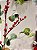 GALHO DECORATIVO MICRO BERRY VERMELHO COM FOLHAS 60CM - Imagem 3