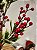 GALHO DECORATIVO BERRY VERMELHO COM FOLHAS 76CM - Imagem 3