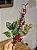 GALHO DECORATIVO BERRY VERMELHO COM FOLHAS - Imagem 2