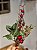 GALHO DECORATIVO BERRY VERMELHO COM FOLHAS - Imagem 1