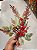 GALHO DECORATIVO BERRY VERMELHO COM FOLHAS - Imagem 3