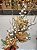 GALHO DECORATIVO BERRY BRANCO COM GALHOS DOURADO - Imagem 6