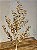 GALHO DECORATIVO FOLHAS DOURADO 85CM - Imagem 1