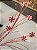 GALHO DECORATIVO BRANCO E VERMELHO 83CM - Imagem 5