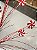 GALHO DECORATIVO BRANCO E VERMELHO 83CM - Imagem 6