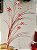 GALHO DECORATIVO BRANCO E VERMELHO 83CM - Imagem 1